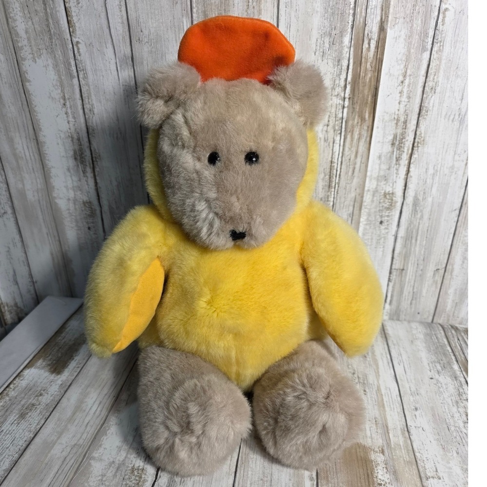 Starbucks Bearista Bear 6th Edition 1999 Yellow Duck Costume Plush 19 Inch - Picture 1 of 8